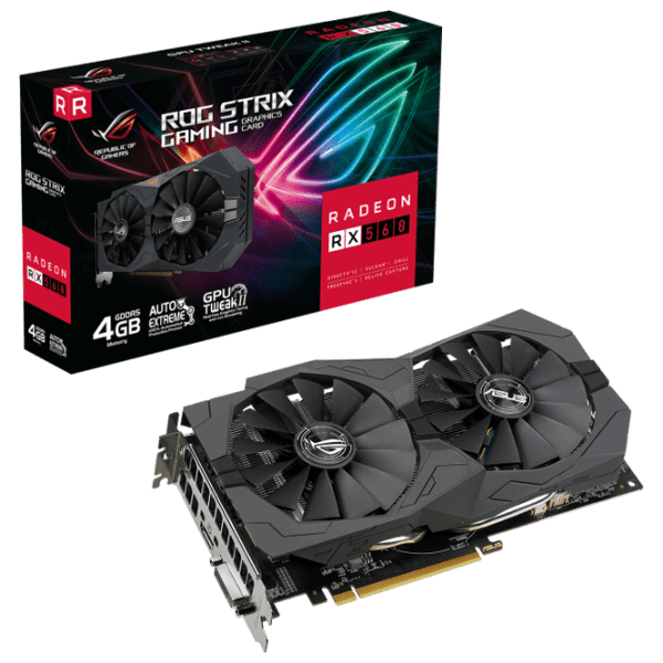 Placă video Asus Radeon RX 560 ROG STRIX 4 GB  photo 6