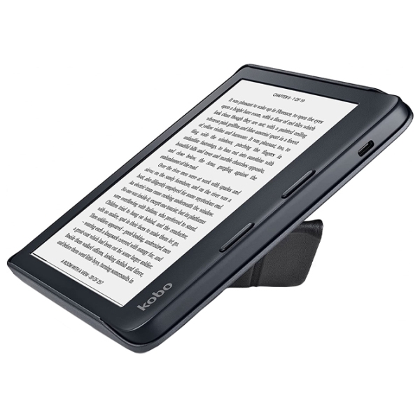Husă pentru carte electronică Kobo Libra 2 Black Kobo, 7", Piele artificială photo 4
