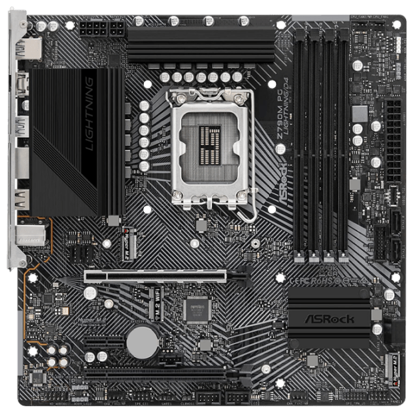 Материнская плата ASRock Z790M PG LIGHTNING/ D4  photo 1