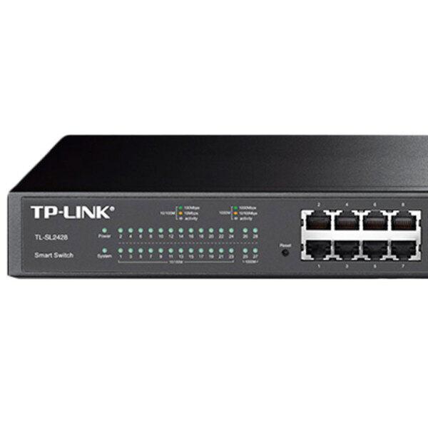 Switch TP-Link TL-SL2428 Black 12.8 Gbit/ s photo 5