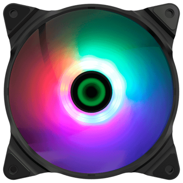 Ventilator de carcasă Gamemax FN-12Rainbow-C2 Black  photo 1