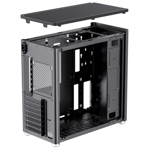 Carcasă Gamemax MeshBox Black DTX photo 6