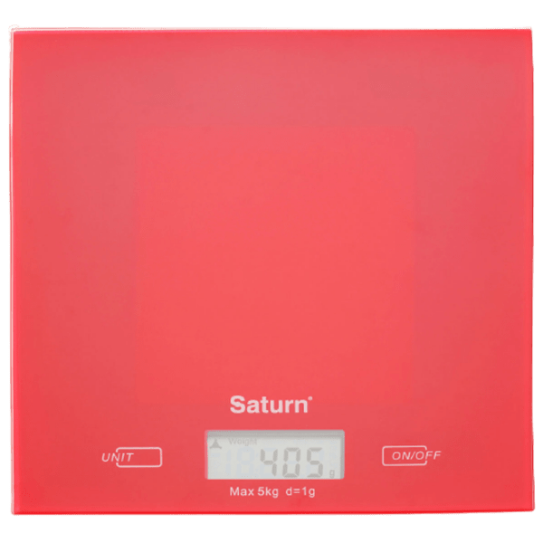 Кухонные весы Saturn ST-KS7810 Красный  photo 1
