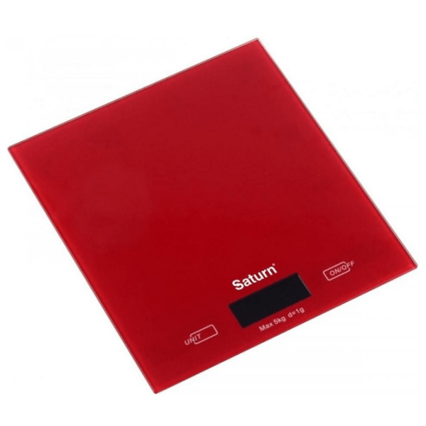 Кухонные весы Saturn ST-KS7810 Красный  photo 2