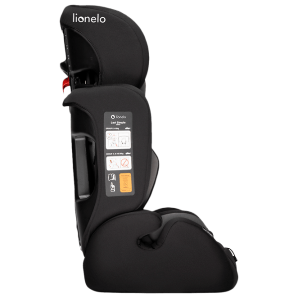 Scaun auto Lionelo Levi Simple (1000851-003) Black 9 luni - 12 ani, 36 kg photo 5