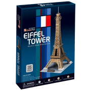 Пазл 3D CubicFun Eiffel Tower (3C044h) Количество деталей: 35, Рекомендуемый возраст: 6+