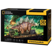 Пазл 3D CubicFun Stegosaurus (DS1054h) Количество деталей: 62, Рекомендуемый возраст: 8+