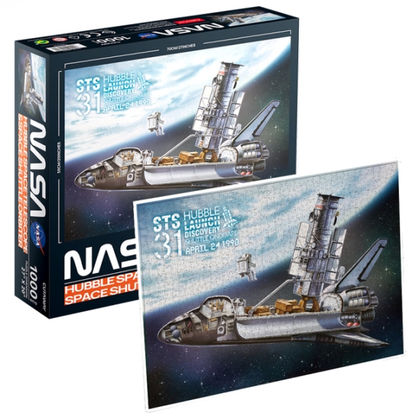Пазл 3D CubicFun Hubble Space Telescope&Space Shuttle Orbiter (DS1030h) Количество деталей: 1000, Рекомендуемый возраст: 8+ photo 3