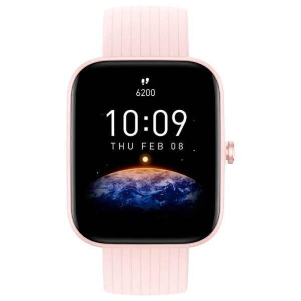Умные часы Amazfit Bip 3 Розовый 1.69" | 44 мм | Поликарбонат/ Силикон
| photo 2
