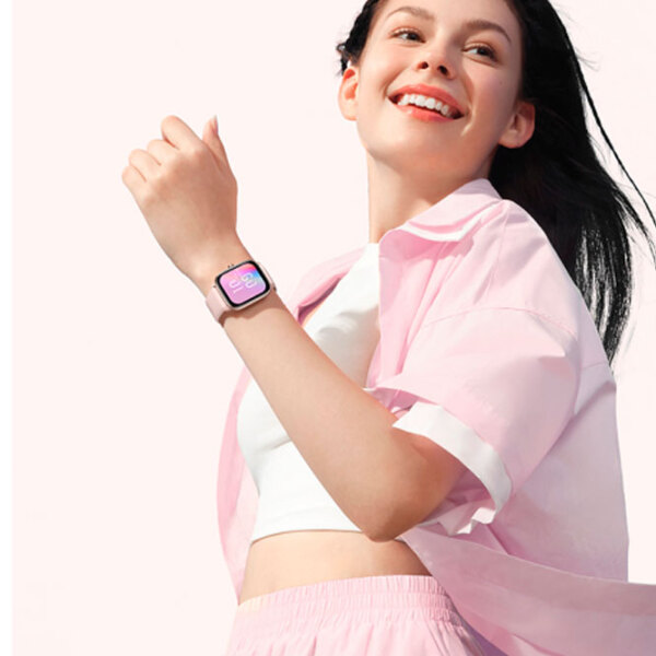 Ceas inteligent Amazfit GTS 4 Mini Pink 1.65" | 41.8 mm | Aluminiu, plastic/ Silicon
| photo 5