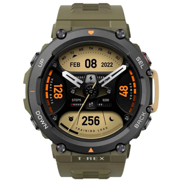 Умные часы Amazfit T-Rex 2 Зелёный 1.39" | 47.1 мм | Полимерный сплав/ Силикон
| A2170-WG photo 2