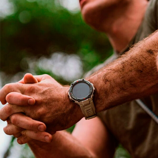 Умные часы Amazfit T-Rex 2 Хаки 1.39" | 47.1 мм | Полимерный сплав/ Силикон
| A2170-DK photo 7