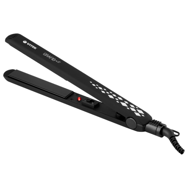 Placă de îndreptat părul Vitek VT-2324 Black De îndreptat / Turmalină / 200 °C photo 1