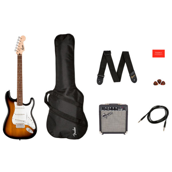 Chitară electrică Fender Stratocaster LF Pack
Brown Sunburst Stratocaster, 4/ 4 photo 7