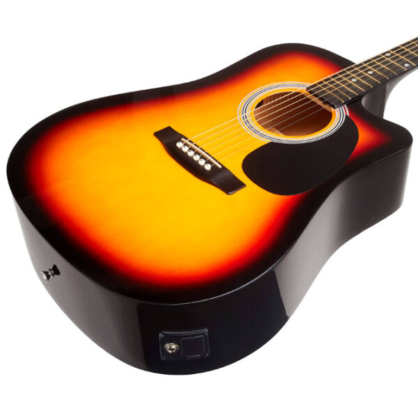 Chitară electrică Fender SA-105CE
Sunburst Dreadnought, 4/ 4 photo 4