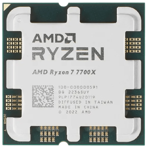 Процессор AMD Ryzen 7 7700X 4.50 ГГц - 5.40 ГГц Tray AMD Radeon Graphics photo 1