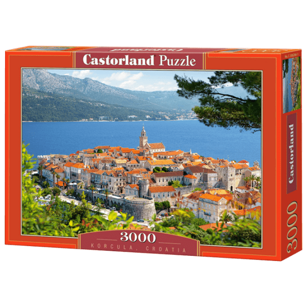 Puzzle 2D Castorland Korcula, Croația (C-300266) Numărul de piese: 3000, V&acirc;rsta recomandată: 9+ photo 1