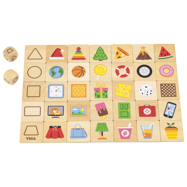 Joc de masă VIGA Learning Shapes Puzzle Dezvoltare, 3+ photo 1