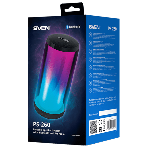 Портативная колонка Sven PS-260 Черный 10 Вт photo 7