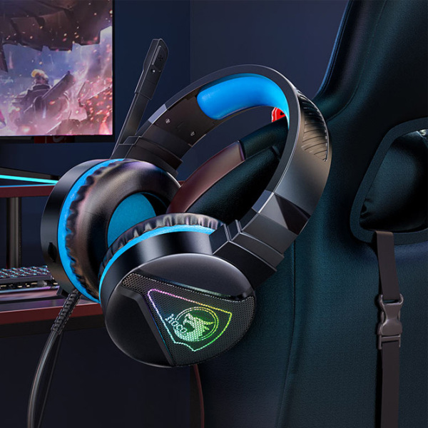 Căști Hoco W104 Drift Blue Cu fir/ Gaming/ On the ear photo 6