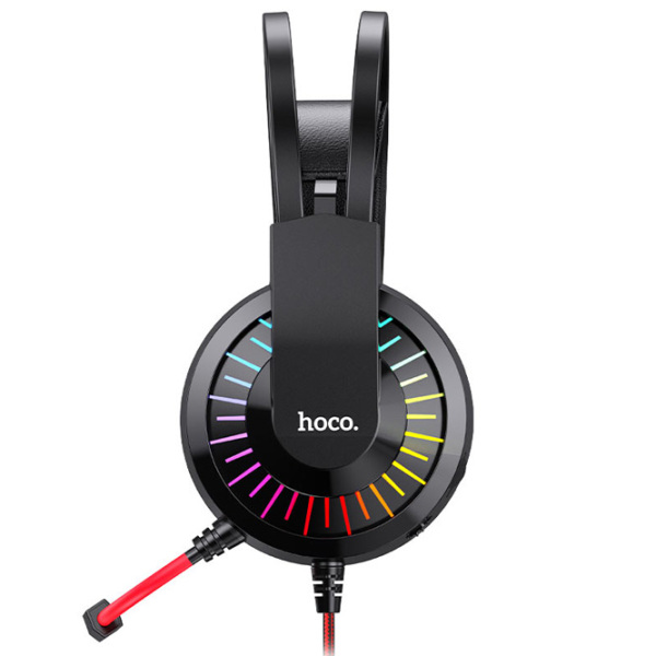 Căști Hoco W105 Joyful Red Cu fir/ Gaming/ Over the ear photo 3