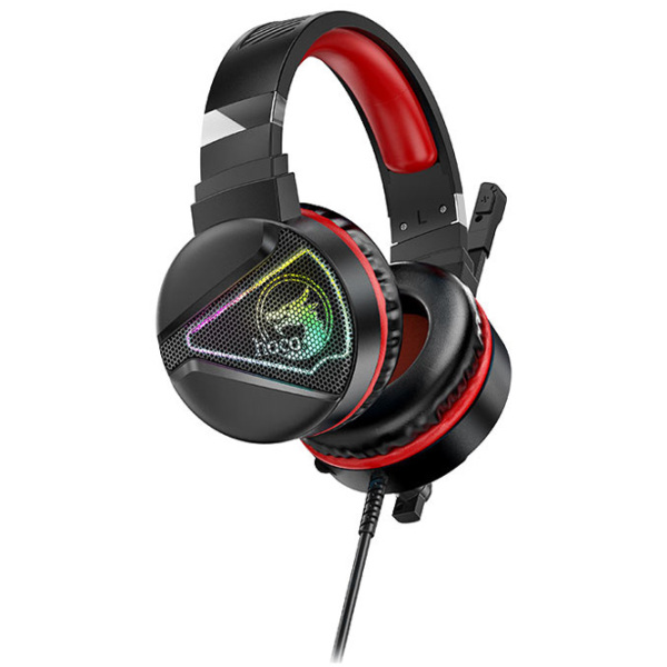 Căști Hoco W104 Drift Red Cu fir/ Gaming/ On the ear photo 2