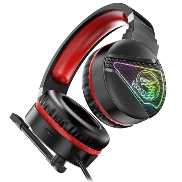 Căști Hoco W104 Drift Red Cu fir/ Gaming/ On the ear photo 4