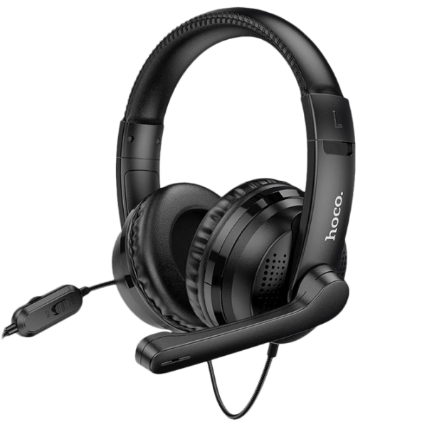 Căști Hoco W103 Magic Tour Black Cu fir/ Gaming/ On the ear photo 1