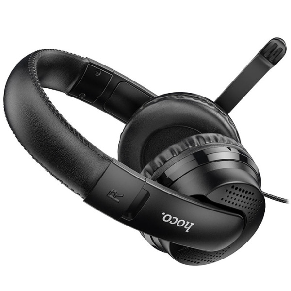 Căști Hoco W103 Magic Tour Black Cu fir/ Gaming/ On the ear photo 2