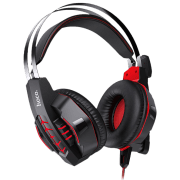 Căști Hoco W102 Cool Tour Red Cu fir/ Gaming/ Over the ear