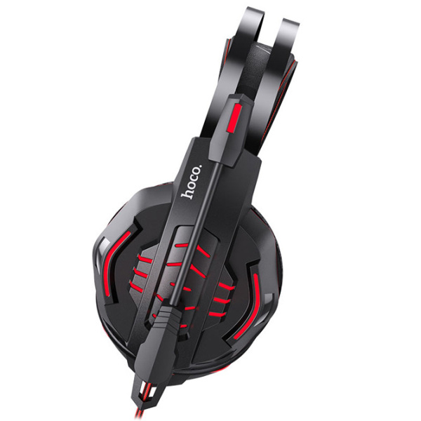 Căști Hoco W102 Cool Tour Red Cu fir/ Gaming/ Over the ear photo 4