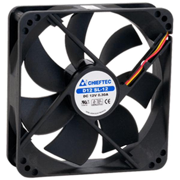 Вентилятор для корпуса Chieftec AF-1225S Черный  photo 1