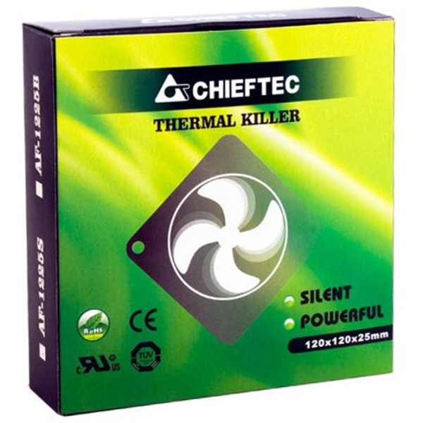 Вентилятор для корпуса Chieftec AF-1225S Черный  photo 5