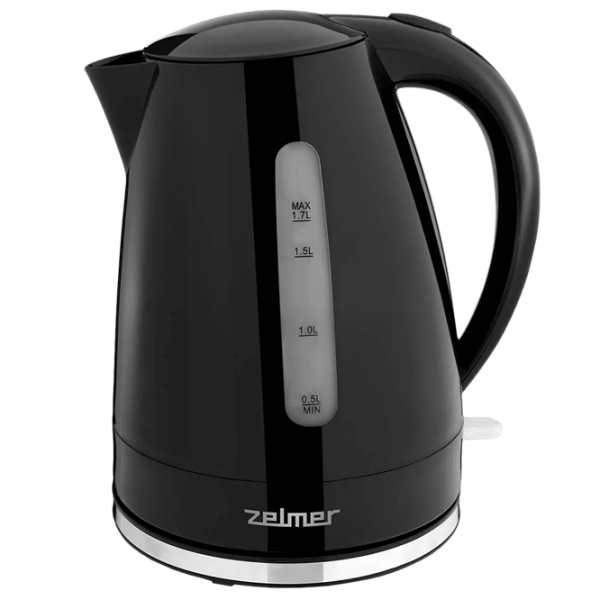 Ceainic electric ZELMER ZCK7617B Black 2200 W, 1.7 l, Material interior: Plastic photo 1