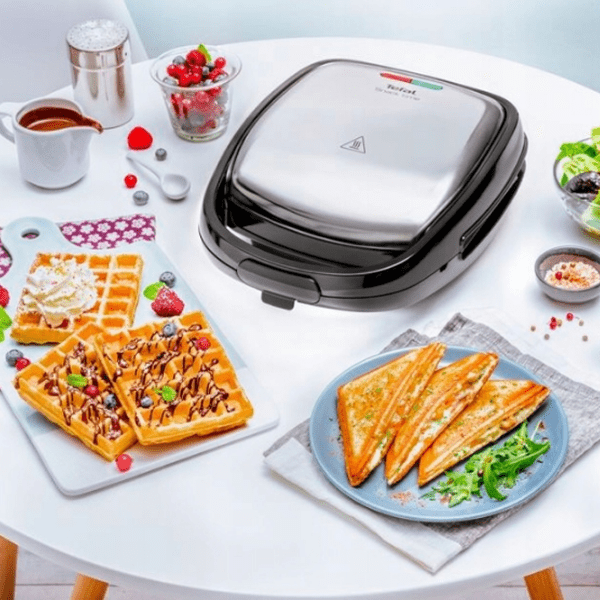 Aparat pentru sandvișuri Tefal SW341D12 Inox 700 W, Cantitatea de sandwich-uri:  photo 3