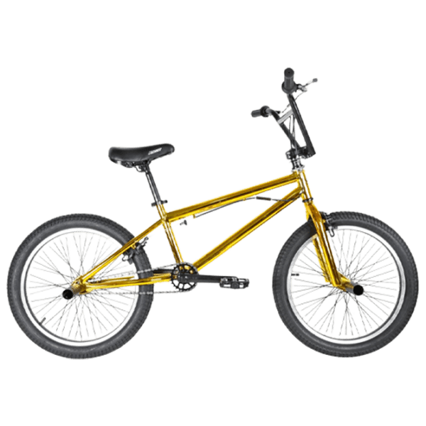Bicicletă Crosser BMX 20" Gold Black Aluminiu / Pentru copii photo 1