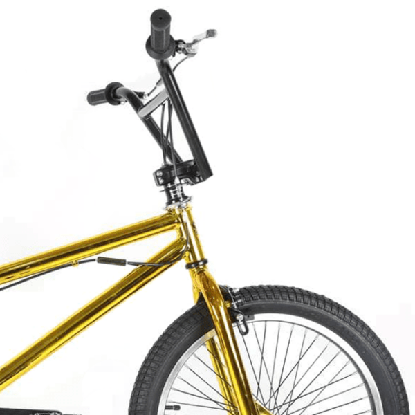 Bicicletă Crosser BMX 20" Gold Black Aluminiu / Pentru copii photo 2