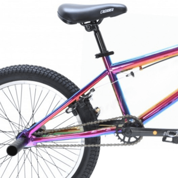 Bicicletă Crosser BMX 20" Rainbow Black Aluminiu / Pentru copii photo 3