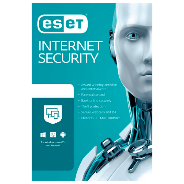 Antivirus ESET NOD32 Internet Security 2Dev 1 Year Card 2 Devices, Card, 12 photo 1