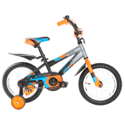 Bicicletă Azimut Stitch 14" 14" Orange Blue Oțel / Pentru copii