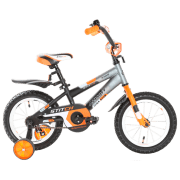 Bicicletă Azimut Stitch 14" 14" Orange Black Oțel / Pentru copii