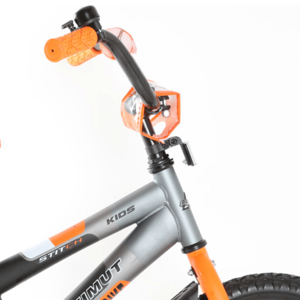 Bicicletă Azimut Stitch 14" 14" Orange Black Oțel / Pentru copii photo 3