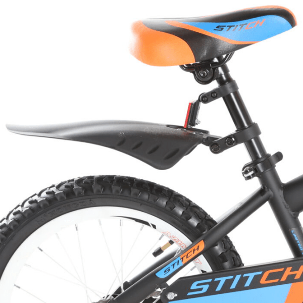 Bicicletă Azimut Stitch 16" 16" Orange Blue Oțel / Pentru copii photo 2