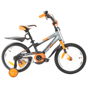 Bicicletă Azimut Stitch 16" 16" Orange Black Oțel / Pentru copii