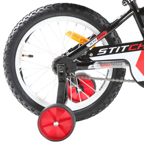 Bicicletă Azimut Stitch 16" 16" Red White Oțel / Pentru copii photo 4