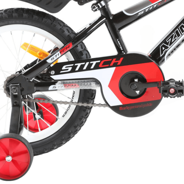 Bicicletă Azimut Stitch 16" 16" Red White Oțel / Pentru copii photo 5