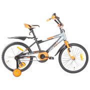 Bicicletă Azimut Stitch 18" 18" Orange Black Oțel / Pentru copii