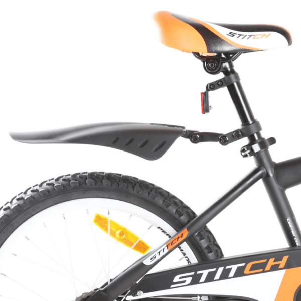 Bicicletă Azimut Stitch 18" 18" Orange Black Oțel / Pentru copii photo 2