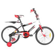 Bicicletă Azimut Stitch 18" 18" Red White Oțel / Pentru copii