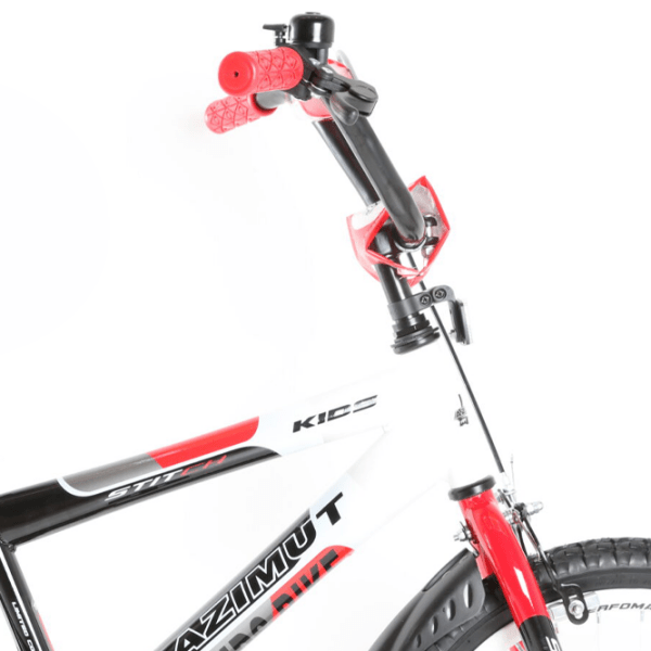 Bicicletă Azimut Stitch 18" 18" Red White Oțel / Pentru copii photo 3